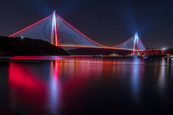 Yavuz Sultan Selim Bridge Istambul Turquia — Fotografia de Stock