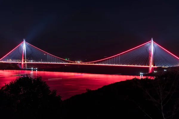 Yavuz Sultan Selim Bridge Stambuł Turcja — Zdjęcie stockowe