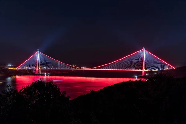 Yavuz Sultan Selim Bridge Estambul Turquía —  Fotos de Stock