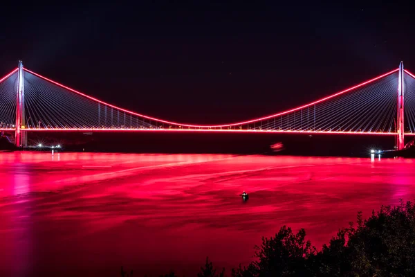 Yavuz Sultan Selim Bridge Istambul Turquia — Fotografia de Stock