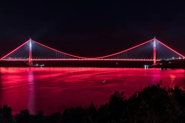 Yavuz Sultan Selim Bridge Istambul Turquia — Fotografia de Stock