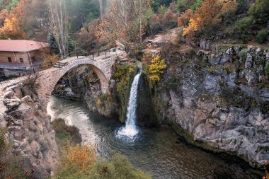 Beautiful view of Clandras Bridge at Usak,Turkey