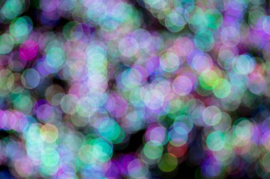 Soyut bulanık bokeh arkaplanı. Yeni yıl. Odaklanamayan Noel ağacı. tatil.