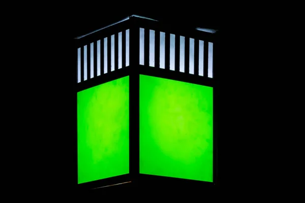 green lantern on black background