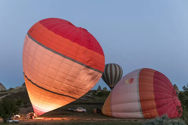 Luftballonger Kappadokien Turkiet — Stockfoto