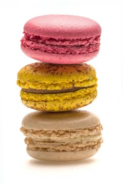 Bir Fransız tatlı lezzet, bademli kurabiye çeşitli portre.