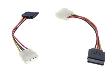 usb kablosu beyaz arkaplanda izole edildi