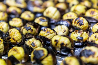 Lezzetli yiyeceklere yakın.