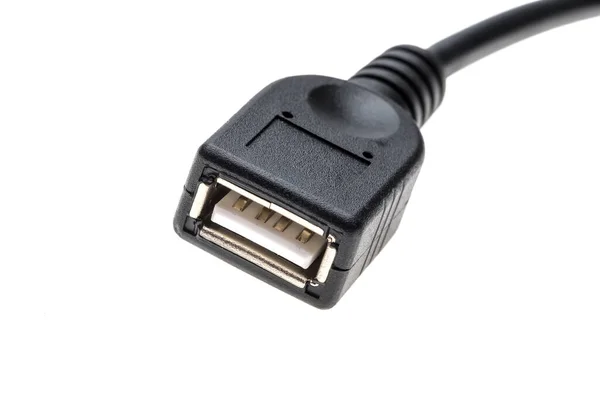 Usb Cable Isolated White Background — Stock Photo, Image