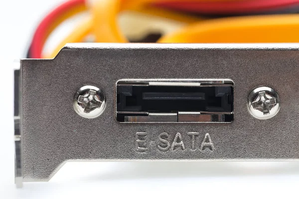 Sata Power Extension Card Isolated White Background — Zdjęcie stockowe
