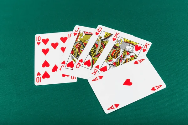 Playing Cards Poker Game — Φωτογραφία Αρχείου