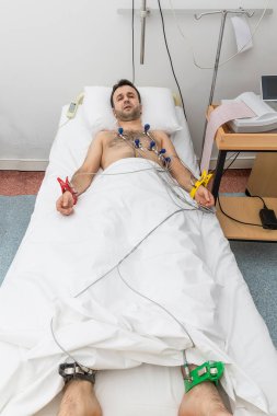 ECG Patient, healthcare concept  