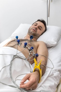 ECG Patient, healthcare concept  
