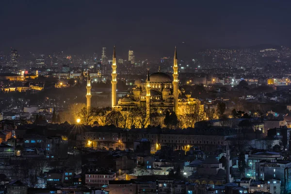 Istanbul Turkey Circa September 2019 View Suleymaniye Mosque — Φωτογραφία Αρχείου