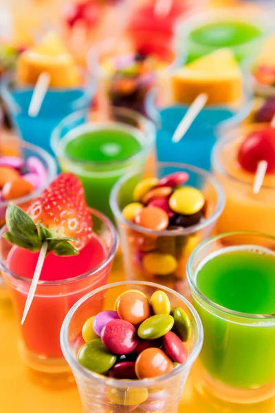 Colorful Cocktails Candies Background — 스톡 사진