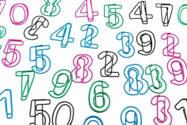 Abstract Seamless Background Number Shaped Clips — Stockfoto