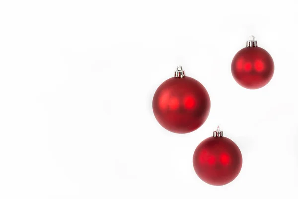 Christmas Balls White Background — Stock Photo, Image