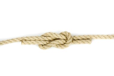 sailor knot on the white background. 