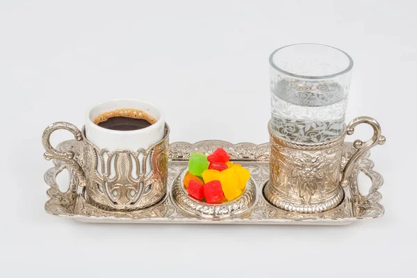 Turkish Tea Cup Coffee Saucer — Foto Stock