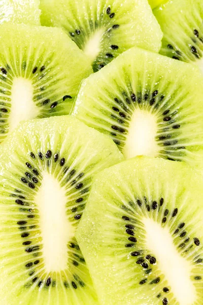 Kiwi Fruits Slices Close — Foto de Stock