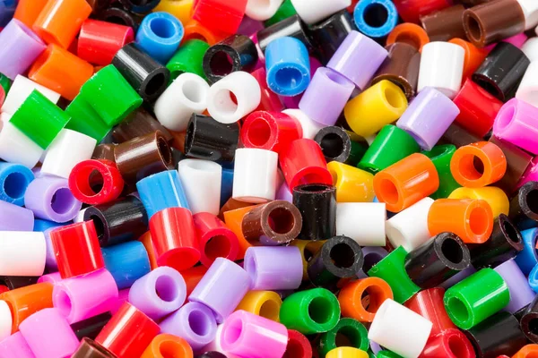 Colorful Plastic Bottles White Background — Stock Photo, Image