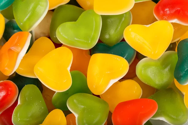 Bunte Gelee Bonbons Hintergrund — Stockfoto