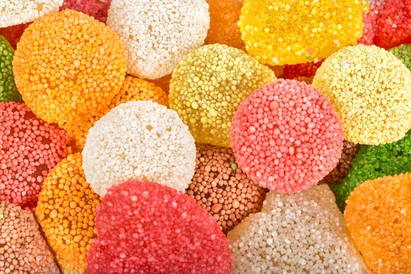 Close View Colorful Jelly Candies — Stok Foto