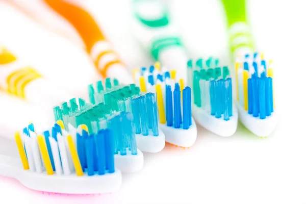 Dental Toothbrushes White Background — Stock Photo, Image