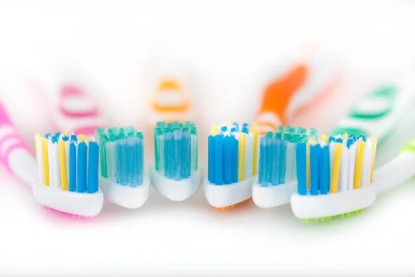 Toothbrushes Isolated White Background — Stock Photo, Image