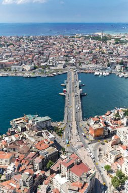 İstanbul şehrinin hava manzarası, hindi