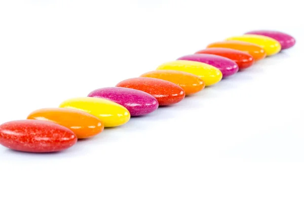 Colorful Candy Isolated White Background — Stock Photo, Image