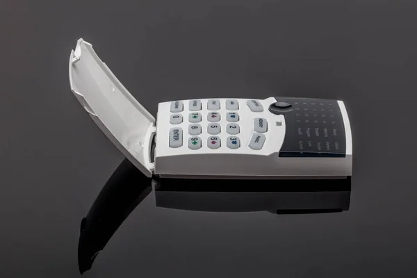 Close Remote Control Panel Black Background — 图库照片