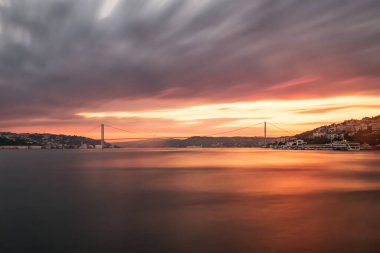 Sunset bay üzerinde