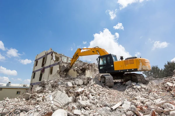 Demolición Edificio Ciudad — Foto de Stock