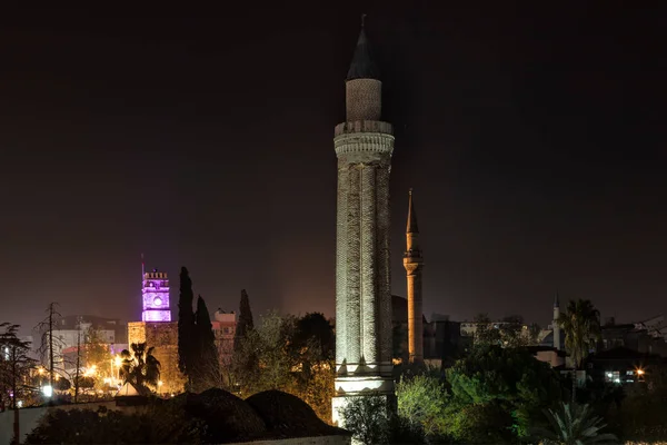 Nattutsikt Över Staden Istanbul Kalkon — Stockfoto