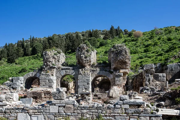 Ruins City Ephesus Turkey — Photo