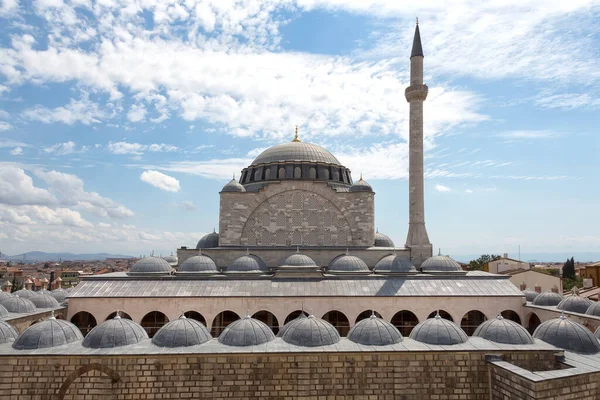 View Beautiful Architecture Mihrimah Sultan Mosque — Stockfoto