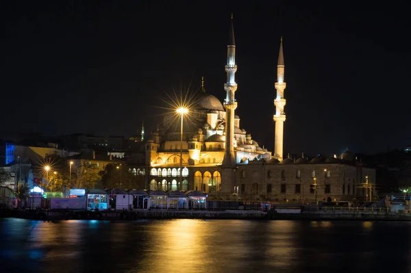 Istanbul Turkey October 2017 Hagia Sophia Mosque Night — Fotografia de Stock
