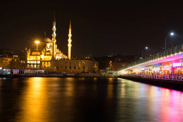 Istanbul Turkey October 2019 Hagia Sophia Mosque Night City — Φωτογραφία Αρχείου