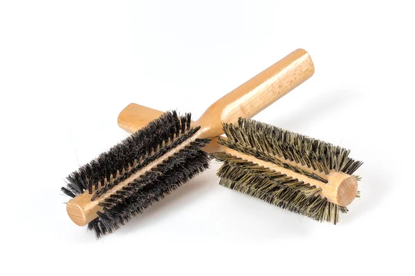 Brush Cleaning White Background — Photo