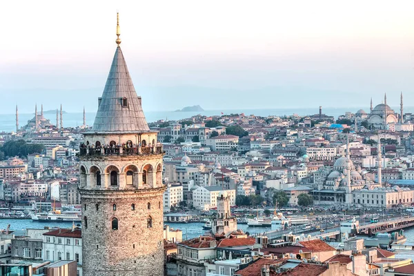 Top View Modern City Istanbul Tukey — Zdjęcie stockowe