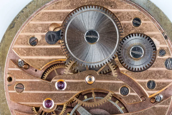 Close Clockwork Mechanical Watch — Foto Stock