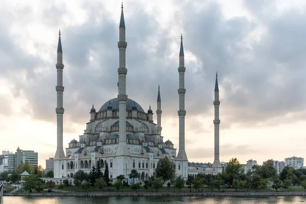 Sabanci Central Mosque Sabanci Merkez Mosque Located Turkish City Adana — Foto Stock