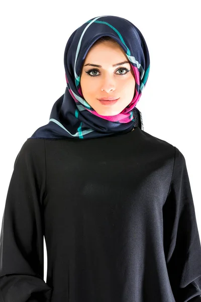 Belle Femme Musulmane Hijab — Photo