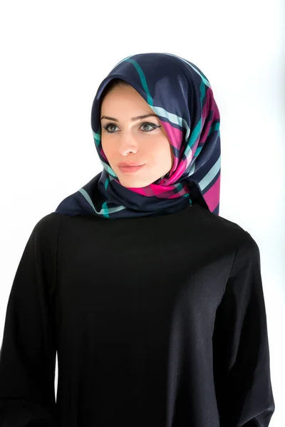 Belle Femme Musulmane Hijab — Photo