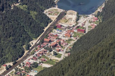 Eski şehrin havadan görünüşü