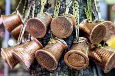 Handmade Turkish Copper Cezves 