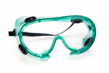 Beyaz arka plan üzerinde izole Yüzme maskesi