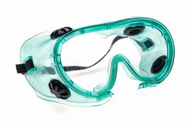 Beyaz arka plan üzerinde izole Yüzme maskesi