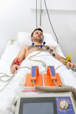 ECG Patient, healthcare concept  